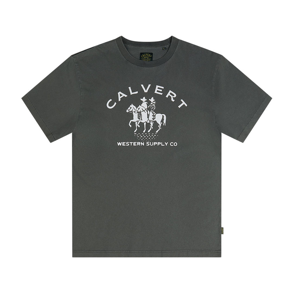Twin Spurs Classic Fit Tee - Vintage Black