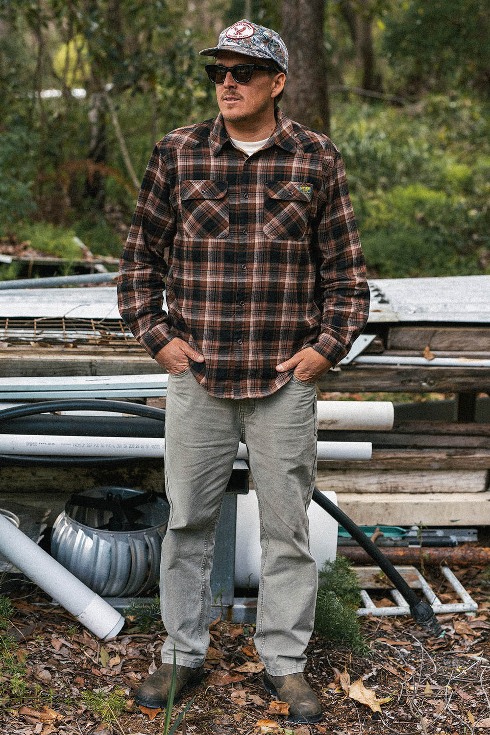Whiskey Work Pant - Vintage Cement