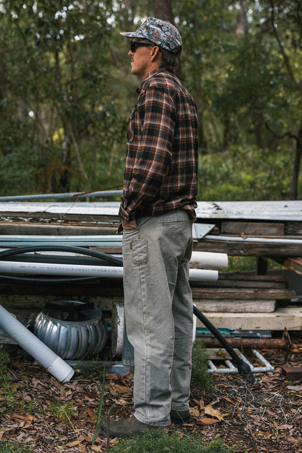Whiskey Work Pant - Vintage Cement