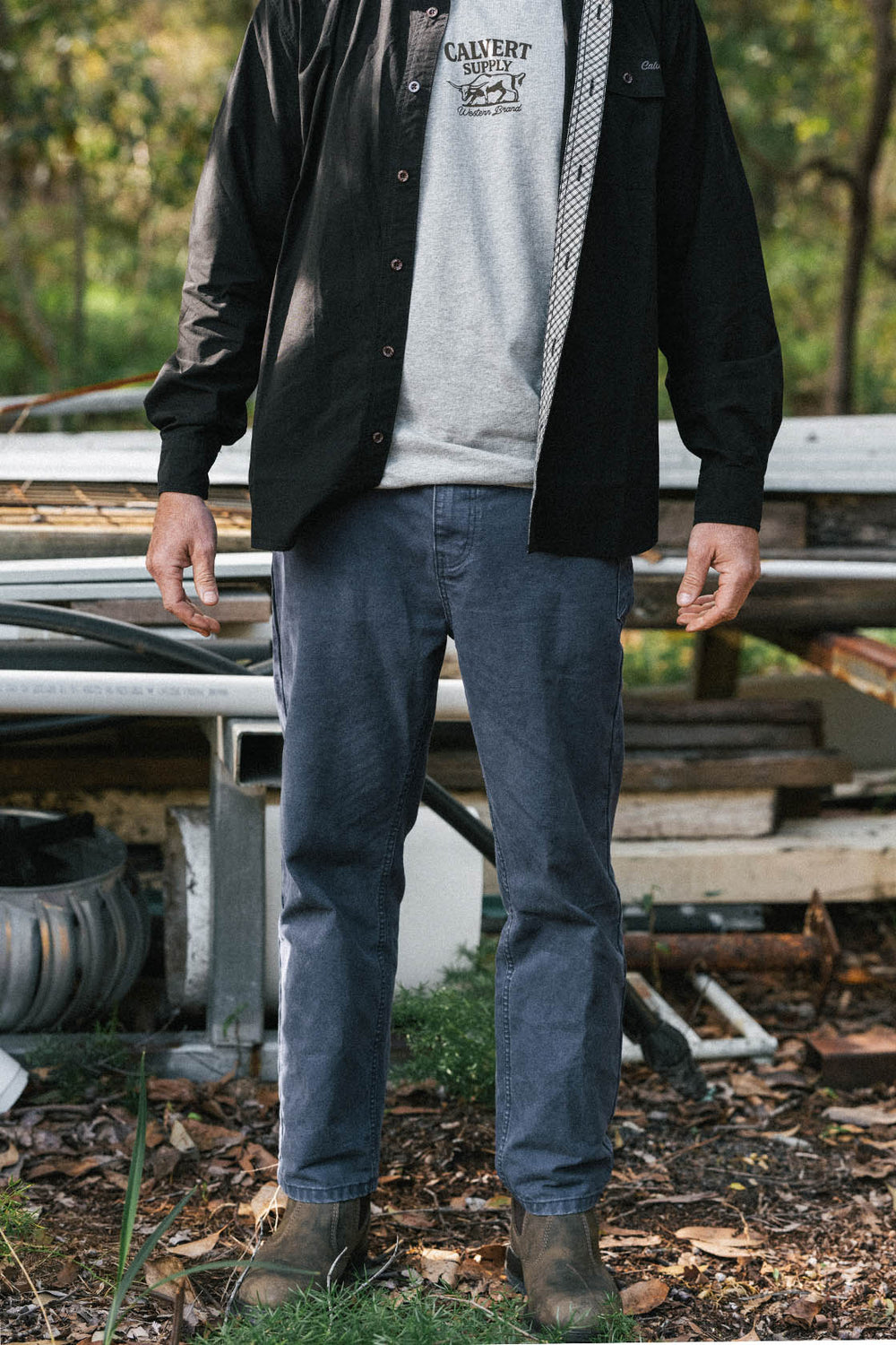 Whiskey Work Pant - Vintage Navy