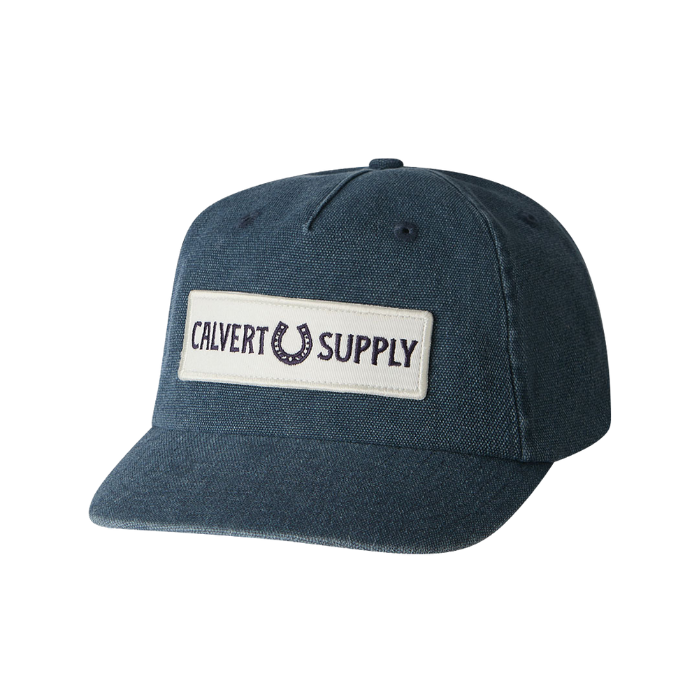 Workshop Supply Vintage Block Cap - Washed Navy