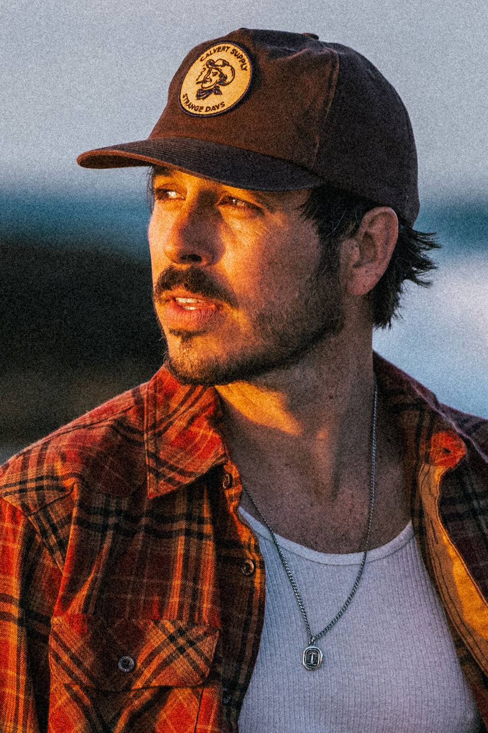 Calvert x Strange Days Semi-Structured Cap - Washed Brown
