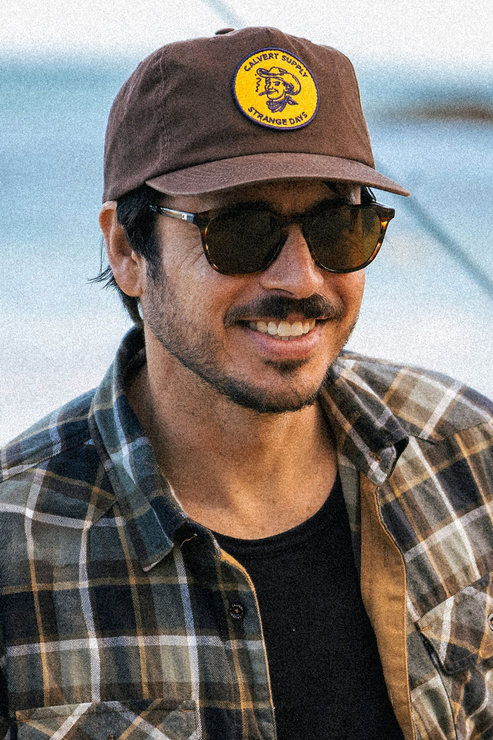 Calvert x Strange Days Semi-Structured Cap - Washed Brown