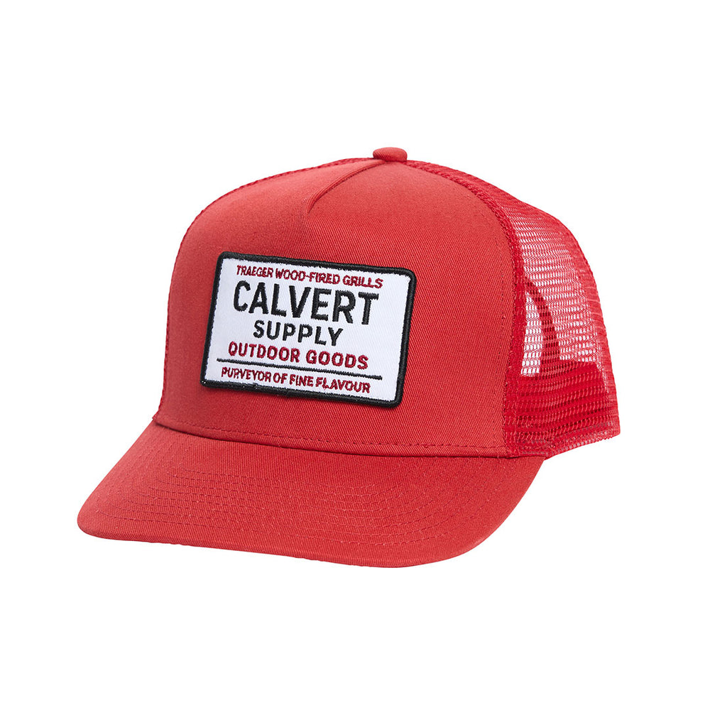 Calvert x Traeger Smokin' Red Trucker - Red
