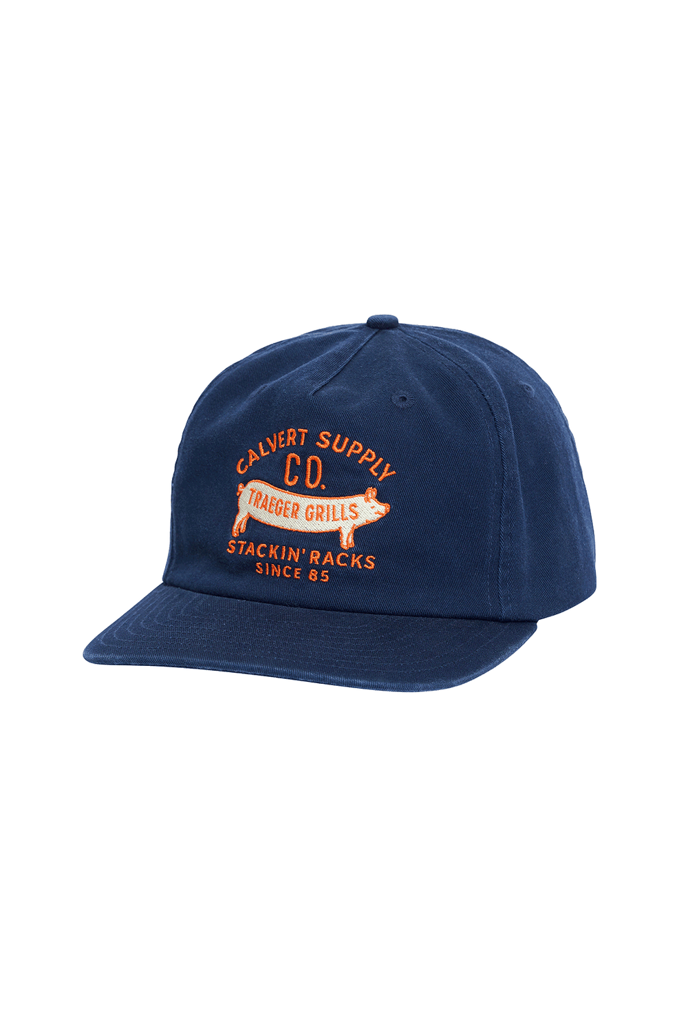 Calvert x Traeger Stackin Semi-Structured Cap - Navy