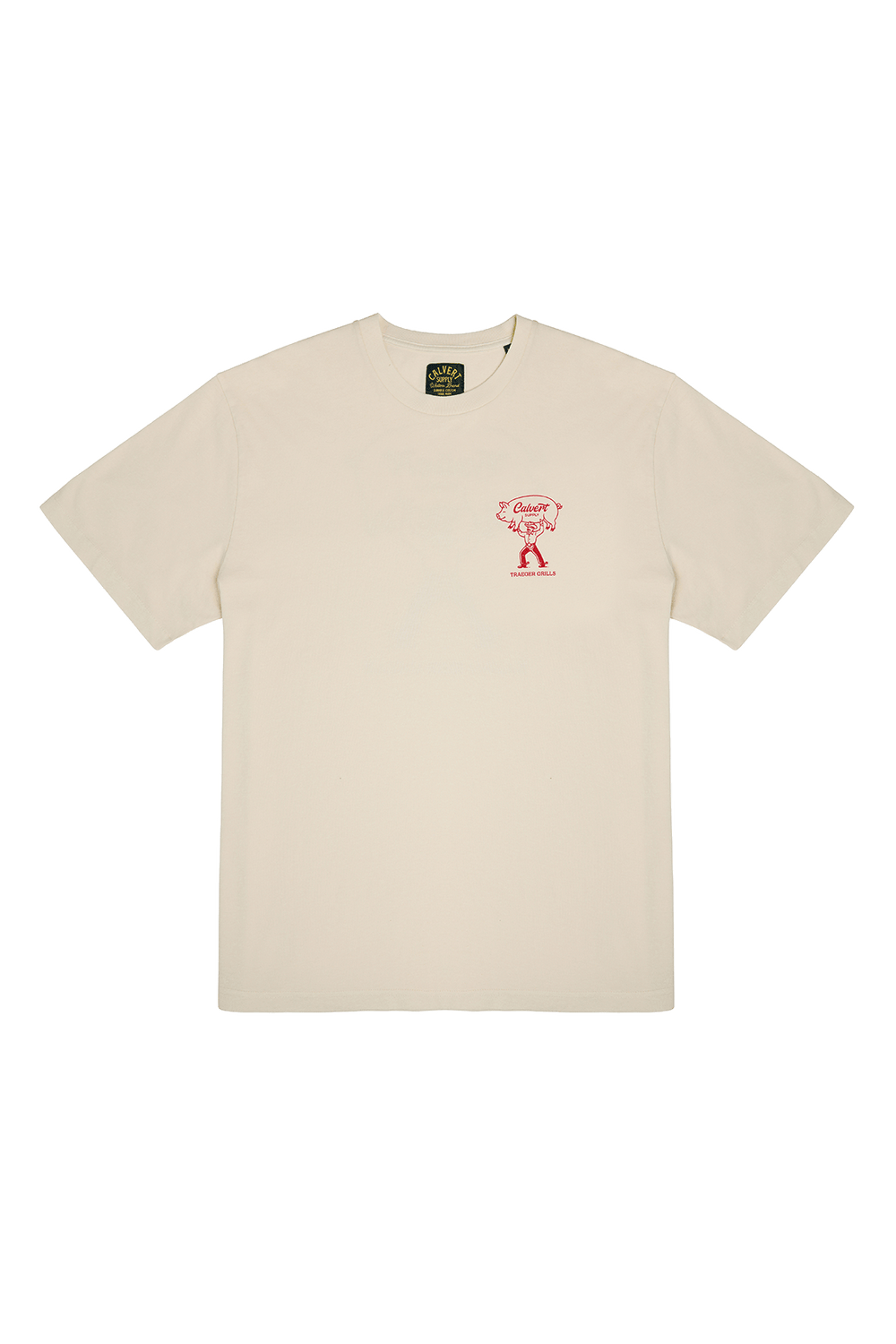Calvert x Traeger Whole Hog Cowboy Tee - Vintage Cream